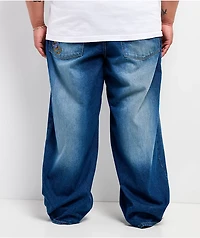 Empyre Pallor Blue Ultra Wide Skate Jeans