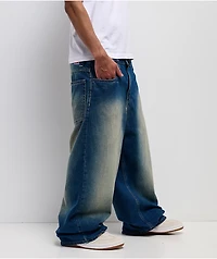 Empyre Pallor Blue Ultra Wide Skate Jeans