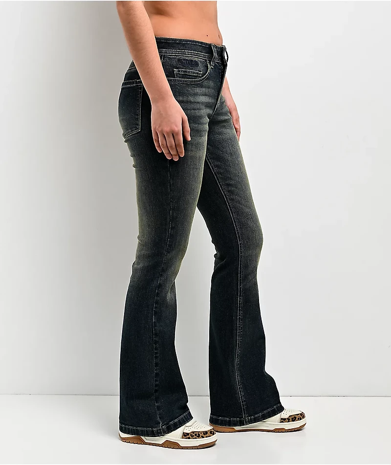 Empyre Parker Ramp Blue Wash Bootcut Jeans