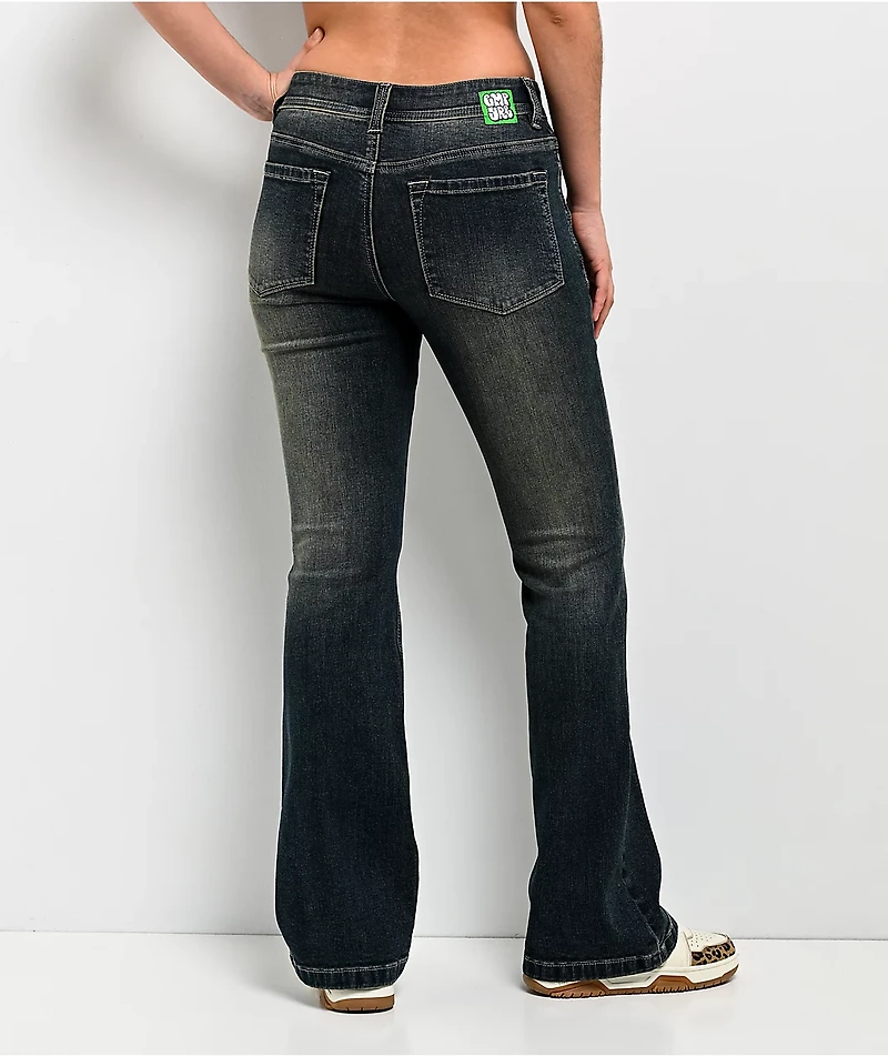 Empyre Parker Ramp Blue Wash Bootcut Jeans