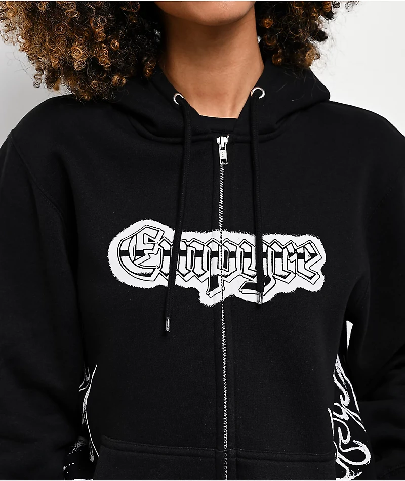 Empyre Pencil Flash Black Zip Hoodie