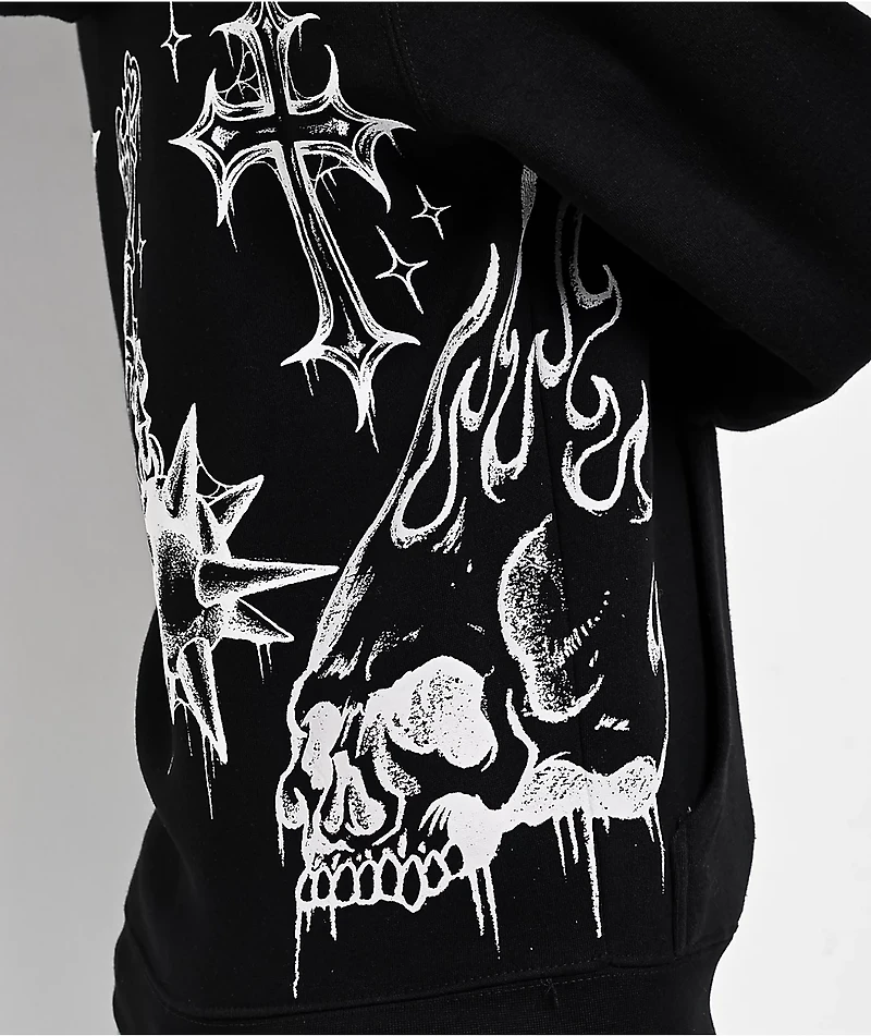 Empyre Pencil Flash Black Zip Hoodie