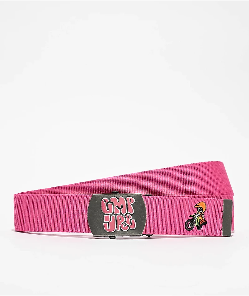 Empyre Pick Up Pink Web Belt