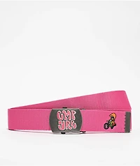 Empyre Pick Up Pink Web Belt