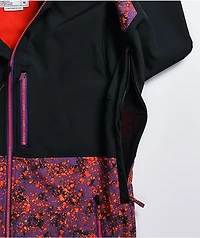 Empyre Pine Spotted Black & Purple 10K Snowboard Jacket