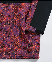 Empyre Pine Spotted Black & Purple 10K Snowboard Jacket