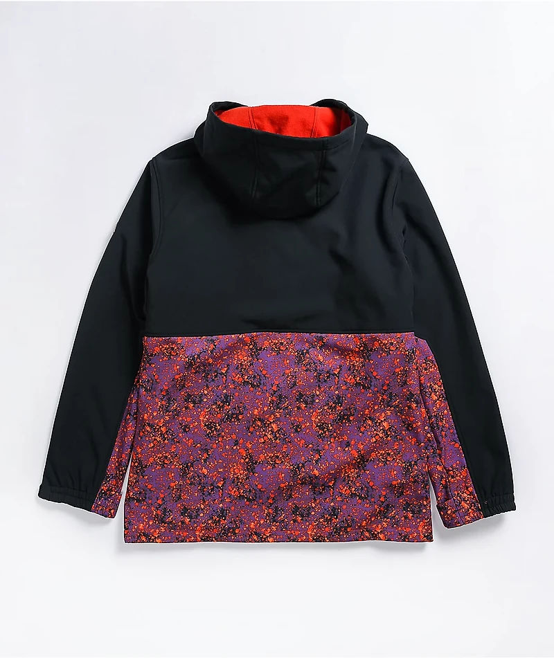 Empyre Pine Spotted Black & Purple 10K Snowboard Jacket