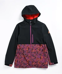 Empyre Pine Spotted Black & Purple 10K Snowboard Jacket