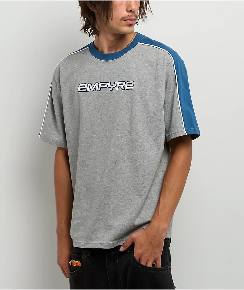 Empyre Pitted Grey & Navy T-Shirt