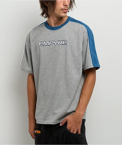 Empyre Pitted Grey & Navy T-Shirt