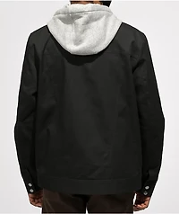 Empyre Pledge Black Hooded Denim Jacket