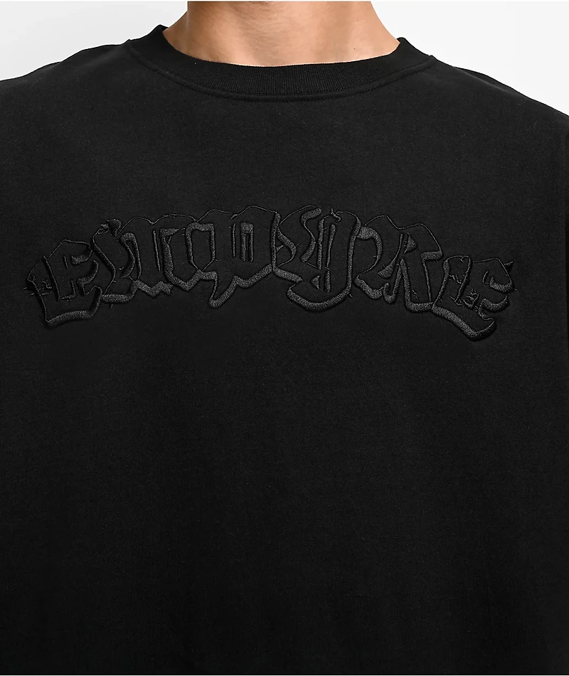 Empyre Punk Black Boxy T-Shirt