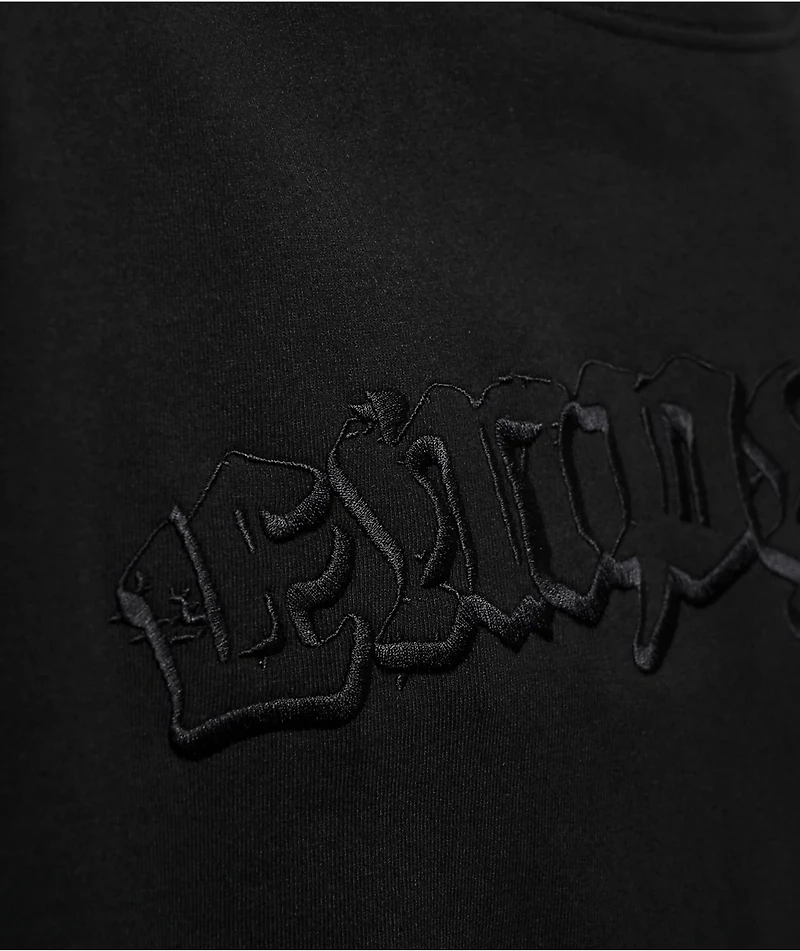 Empyre Punk Black Boxy T-Shirt