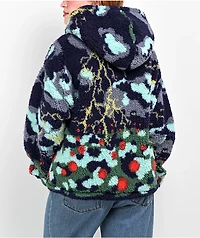 Empyre Ramona Lightning Cityscape Sherpa Hoodie