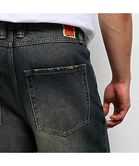 Empyre Ramp Blue Dirty Wash Loose Fit Jeans