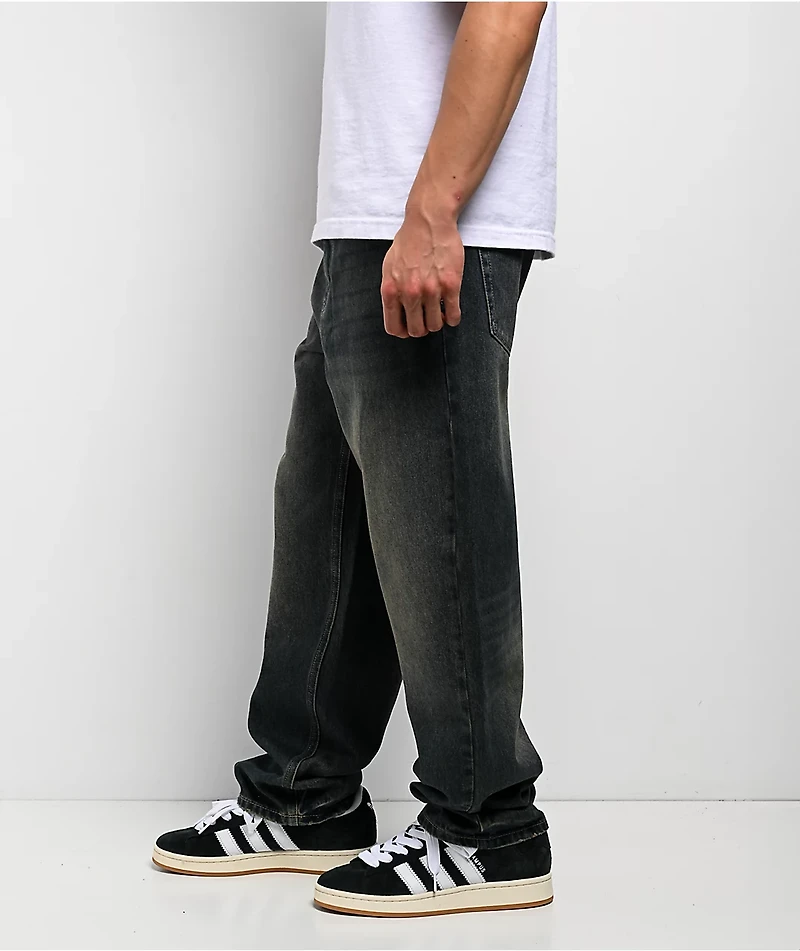 Empyre Ramp Blue Dirty Wash Loose Fit Jeans