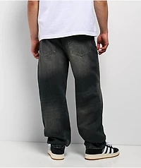 Empyre Ramp Blue Dirty Wash Loose Fit Jeans