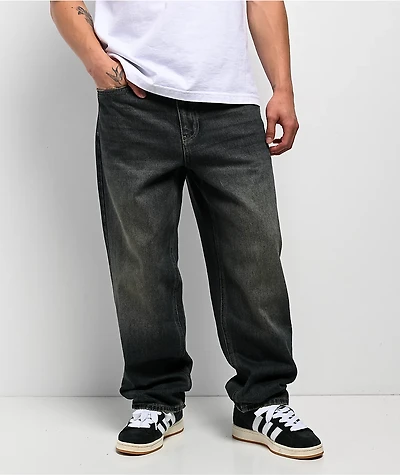 Empyre Ramp Blue Dirty Wash Loose Fit Jeans