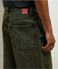 Empyre Ramp Green Wash Ultra Wide Skate Jeans