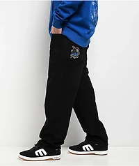 Empyre Rat Loose Fit Black Corduroy Skate Pants