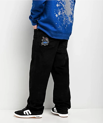 Empyre Rat Loose Fit Black Corduroy Skate Pants