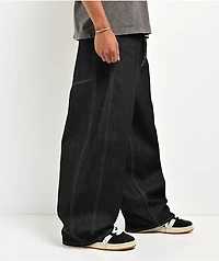 Empyre Raw Black Baggy Barrel Jeans