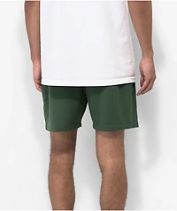 Empyre Ready Dark Green Mesh Shorts