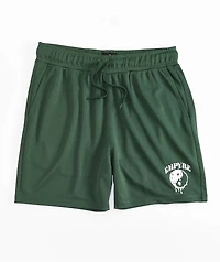 Empyre Ready Dark Green Mesh Shorts