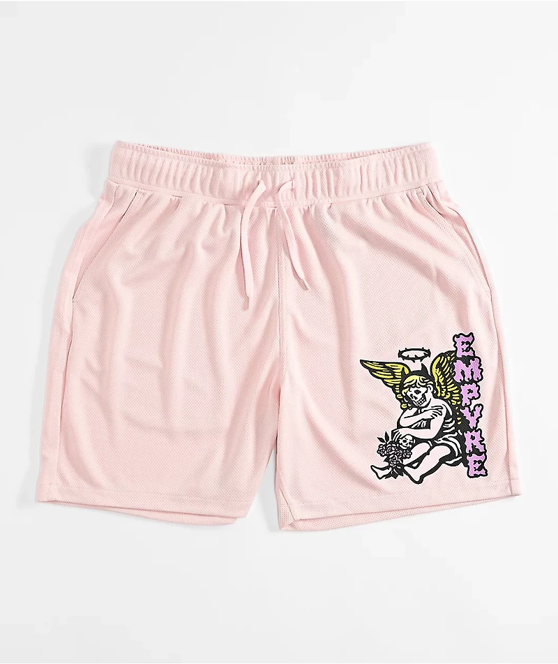 Empyre Ready Pink Mesh Shorts