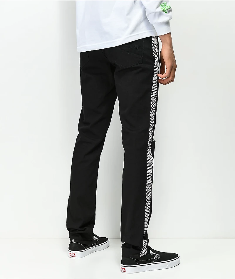 Empyre Recoil Checkered Tape Black Jeans