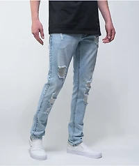 Empyre Recoil Jonah Destroy Light Wash Skinny Jeans