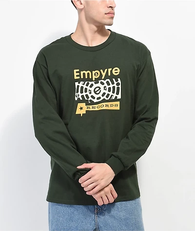 Empyre Records Dark Green Long Sleeve T-Shirt