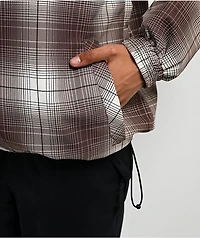 Empyre Rene Brown & Tan Plaid 10K Snowboard Jacket