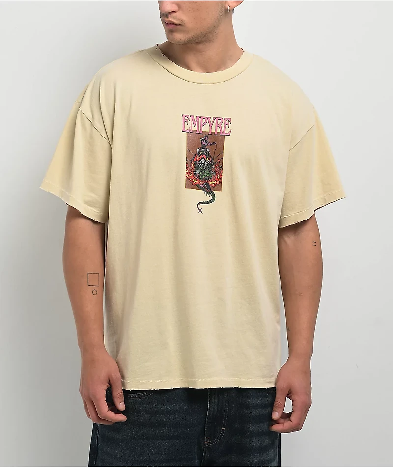 Empyre Retro Fantasy Natural T-Shirt