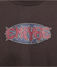 Empyre Retro Logo Brown Long Sleeve T-Shirt