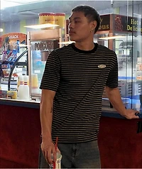 Empyre Rickie Green & Black Knit T-Shirt