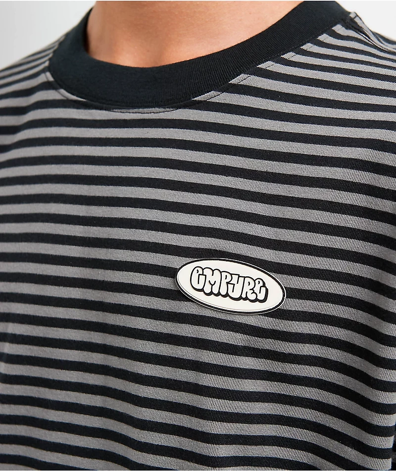 Empyre Rickie Stripe Grey Knit T-Shirt