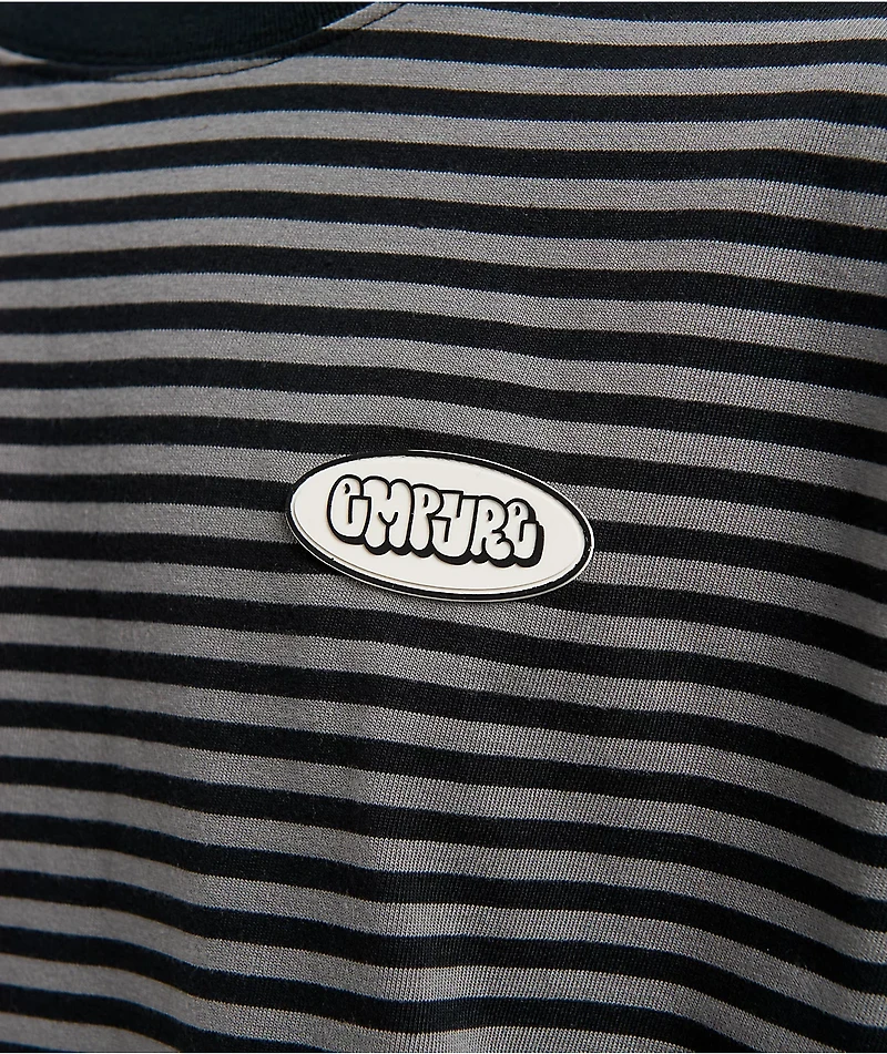 Empyre Rickie Stripe Grey Knit T-Shirt