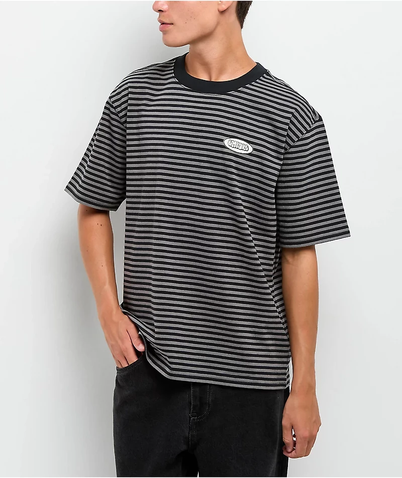 Empyre Rickie Stripe Grey Knit T-Shirt