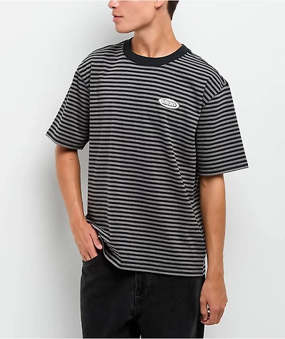 Empyre Rickie Stripe Grey Knit T-Shirt