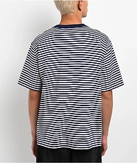 Empyre Rickie Stripe Navy & White T-Shirt