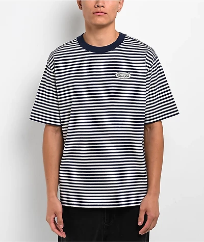 Empyre Rickie Stripe Navy & White T-Shirt