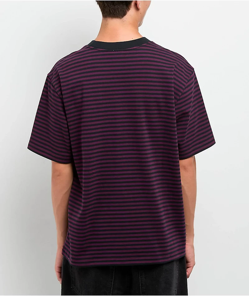 Empyre Rickie Stripe Red Knit T-Shirt