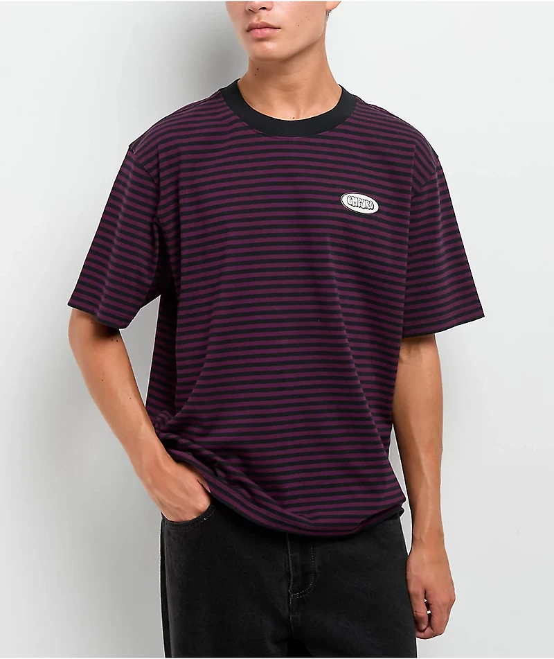 Empyre Rickie Stripe Red Knit T-Shirt