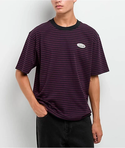 Empyre Rickie Stripe Red Knit T-Shirt