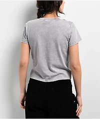 Empyre Ricky Angel Grey Mineral Wash T-Shirt