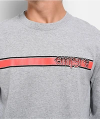 Empyre Ripped Grey Long Sleeve T-Shirt