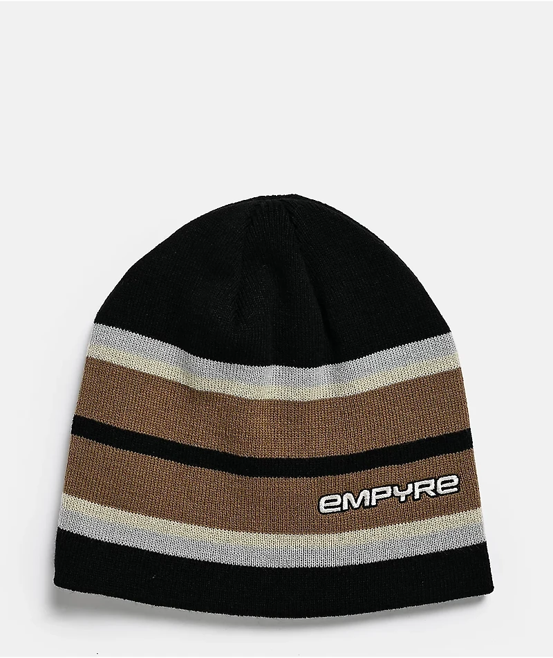 Empyre Rival Black & Brown Skully Beanie