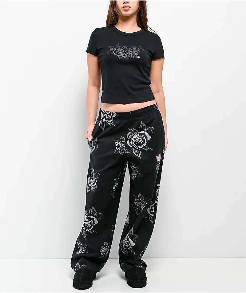 Empyre Rose! Black Lounge Pants