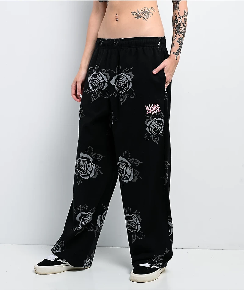 Empyre Rose! Black Lounge Pants